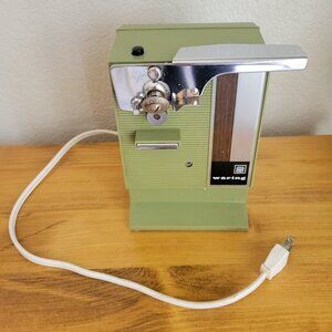Vintage Waring Electric Can Opener – Avocado Green